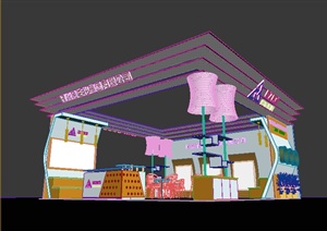某生化展厅设计方案3DMAX模型