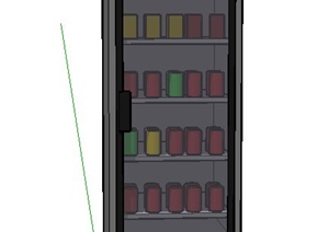 一个冰箱设计SU(草图大师)模型素材