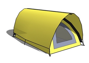 某户外帐篷设计SU(草图大师)模型素材