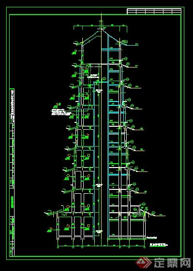某九层塔楼结构设计施工图(1)