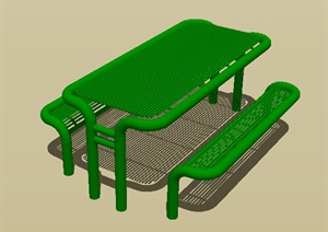 设计素材之桌凳设计SU(草图大师)模型