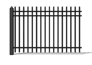 景观栏杆设计方案SU(草图大师)模型1