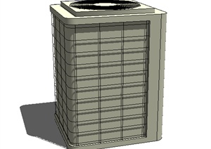 某厨卫设施煤气灶设计SU(草图大师)模型素材