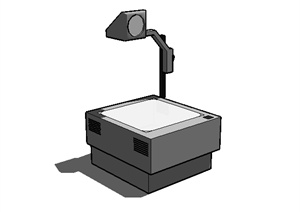 某SU(草图大师)模型投影仪、文件柜、影音设备素材