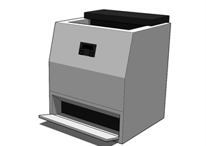 设计素材打印机电器SU(草图大师)模型