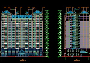 某小区高层住宅楼建筑设计施工图