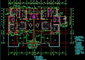 某五层住宅楼建筑设计CAD图纸