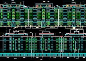 某五层住宅楼设计建筑设计CAD图纸