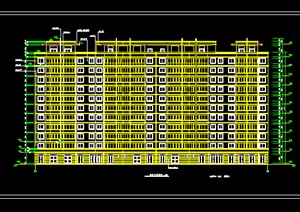 某现代风格高层住宅建筑设计施工图2（dwg格式）