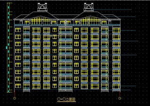 某现代小高层住宅扩初方案设计CAD图纸