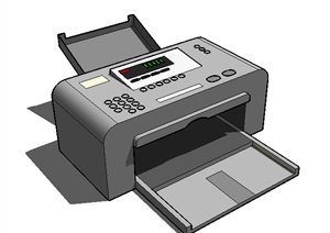 某室内电器设施打印机SU(草图大师)模型