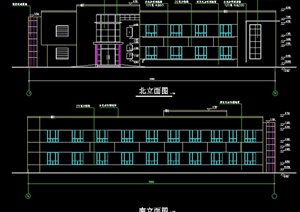 某工厂两层办公楼建筑设计施工图