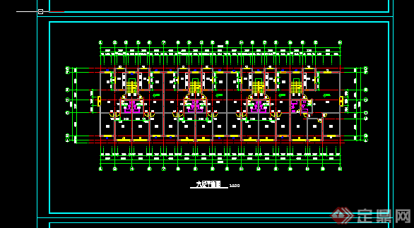 某套住宅楼建筑施工图设计CAD图纸(2)