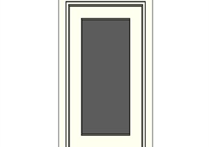 某室内建筑门窗设计模型SU(草图大师)素材