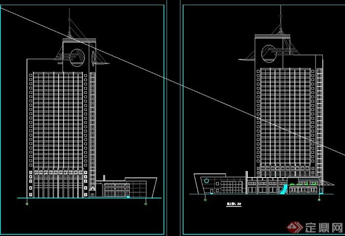 某高层宾馆建筑设计设计方案图(1)
