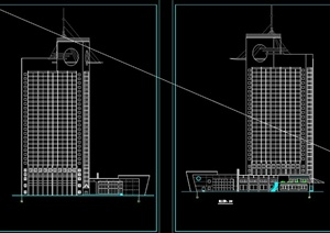 某高层宾馆建筑设计设计方案图
