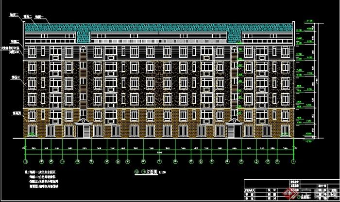 某六层住宅楼全套建筑施工图(1)