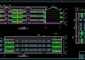 武汉某L型公寓建筑设计施工图