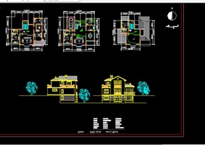 某现代多层住宅户型CAD图纸设计