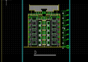 某住宅建筑户型收集CAD方案参考