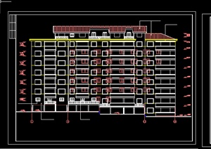 某阳光城住宅区建筑施工图设计CAD图纸