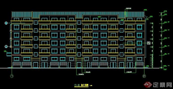 某小区多层住宅楼建筑设计施工图(1)