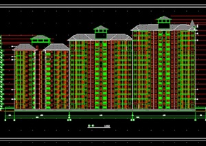 某小区住宅楼全套建筑图施工图设计CAD