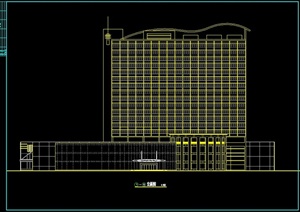 某酒店建筑设计CAD方案图
