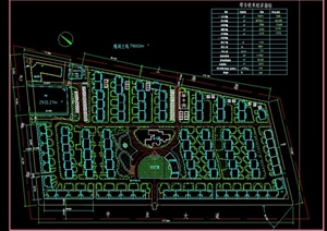 某住宅小区规划设计CAD总平面图