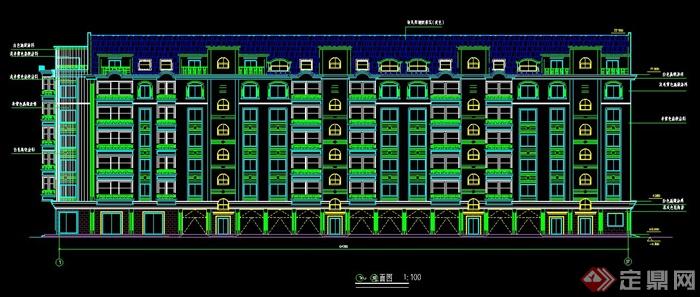 某小区多层住宅建筑设计方案图(1)