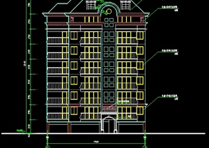 某多层住宅建筑设计方案CAD图纸