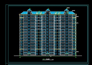 某现代风格小高层住宅建筑设计施工图纸（dwg格式）3