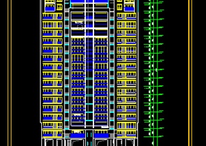 某地现代风格多层住宅建筑设计施工图（dwg格式）3