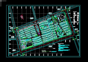 某大型住宅小区规划图纸设计CAD（含景观）