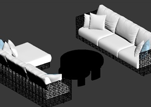 某现代室内家具设计沙发3DMAX模型
