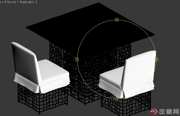 某室内家具餐桌设计3DMAX模型素材(1)