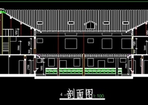 苏区中式民居民宅建筑方案设计