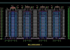 深圳某高层住宅小区多栋建筑设计施工图