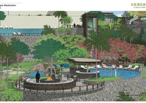 台湾地区某大饭店温泉旅馆景观概念设计方案文本