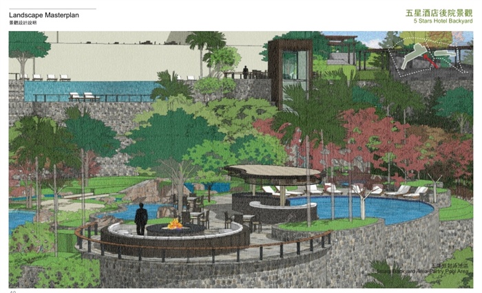 台湾地区某大饭店温泉旅馆景观概念设计方案文本