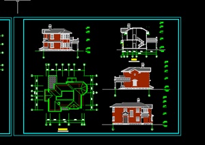 某农村自建房别墅施工图设计CAD