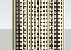 某法式风格建筑住宅SU(草图大师)模型