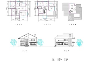 某265平米简欧独栋别墅新农村自建房住宅设计方案
