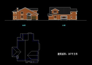 某独栋别墅建筑设计方案图1