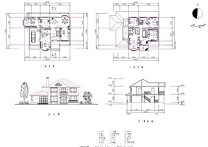 某简约双层独栋别墅新农村自建房住宅设计方案