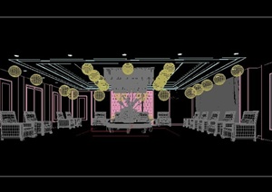 某接待洽谈区装饰设计3DMAX模型