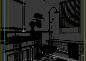 卫生间室内装修3DMAX模型设计