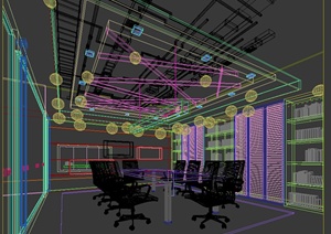 某办公空间设计3DMAX设计参考