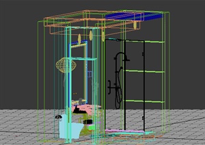 某现代风格卫生间设计方案3DMAX模型7