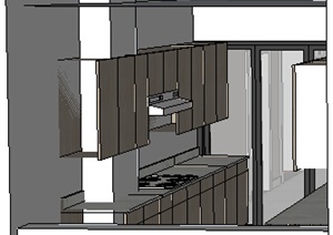 某欧式风格住宅室内装饰设计方案SU(草图大师)模型2